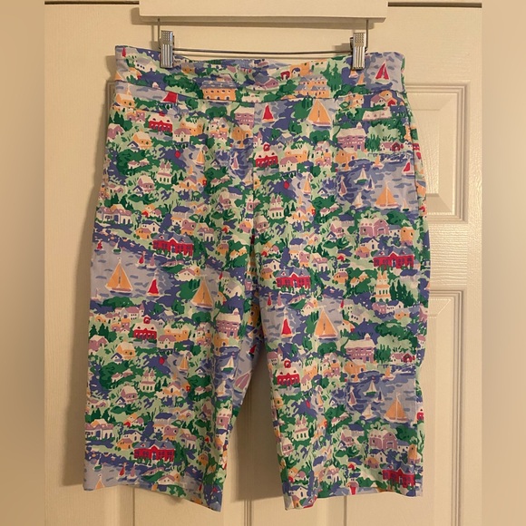 Kim Rogers. Women’s Long Shorts. Tropical/Scenery. Size 14. - Picture 2 of 5